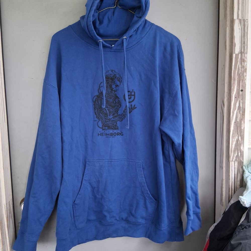 Disc Golf Calvin Heimburg Cyborg Heimborg Funny Pullover Hoodie 2x XXL EUC